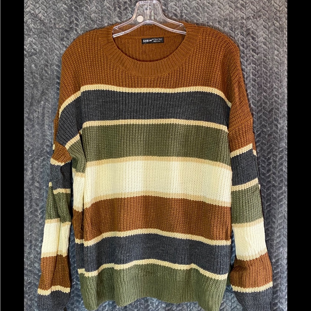 SHEIN Striped Sweater